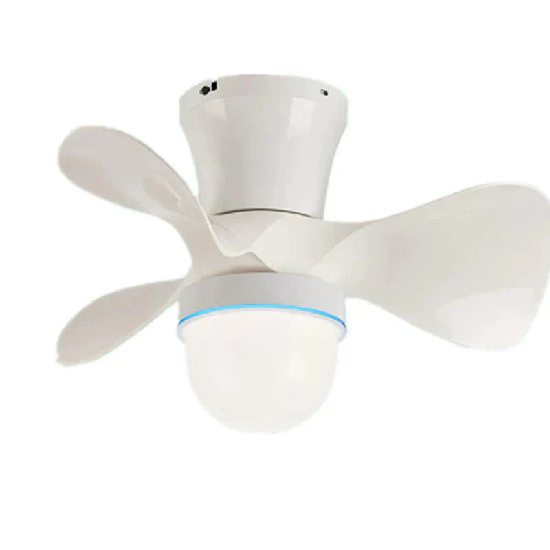 Simple Atmospheric Makaron Led Ceiling Invisible Fan Lamp