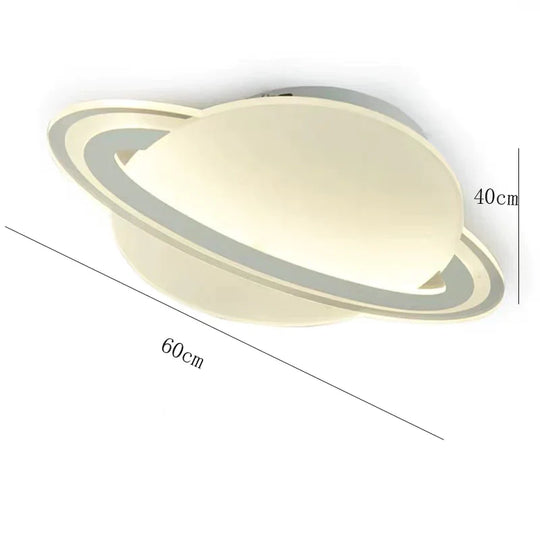 Cosmic Acrylic Ceiling Lamp Bedroom Study Living Room Led White / Dia60Cm Light