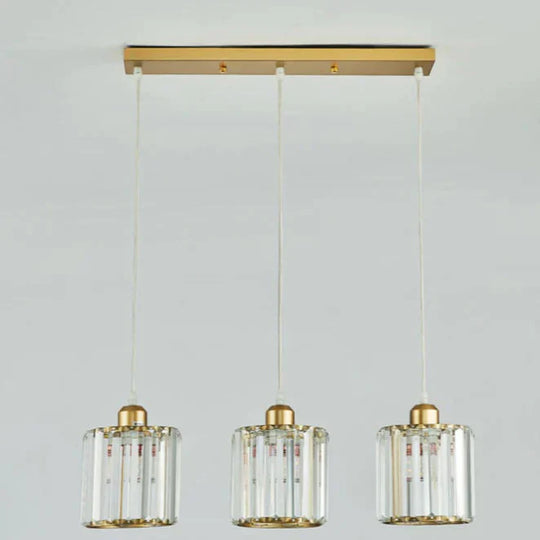 Nordic Led Pendant Lights Crystal Industrial Light For Bar Dining Table Bedroom Modern Living Room