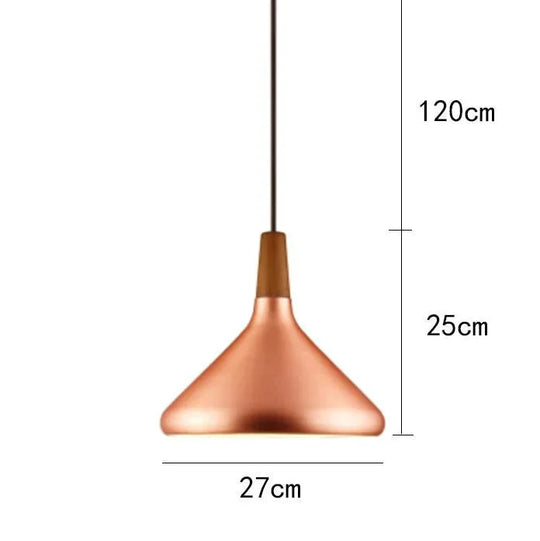 Brushed Gold/Silver Modern Pendant Lights Industrial Kitchen Lamp Shade Light For Dining Room