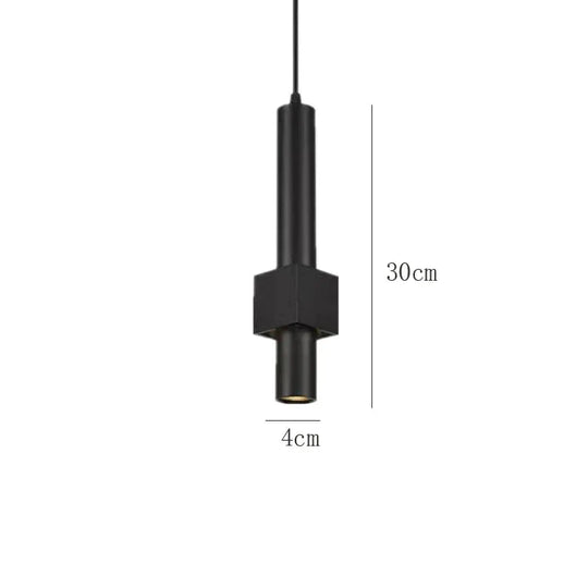Single Hanging Wire Lamp Nordic Creative Led Chandelier 7W Simple Bar Restaurant Cafe Spotlights