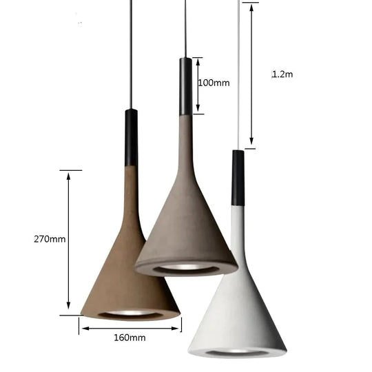 Retro Craft Chandelier Single Bar Creative Led Pendant