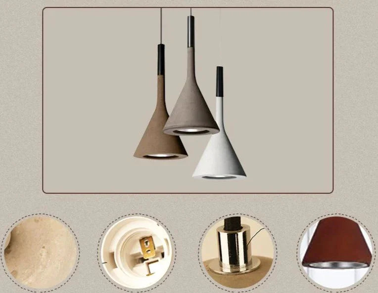 Retro Craft Chandelier Single Bar Creative Led Pendant