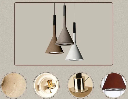 Retro Craft Chandelier Single Bar Creative Led Pendant