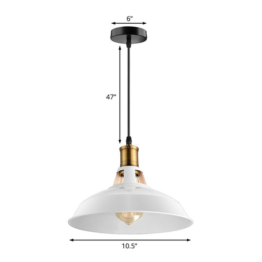 Farmhouse Style Dining Room Ceiling Light Fixture In Black/White/White Pendant Lighting