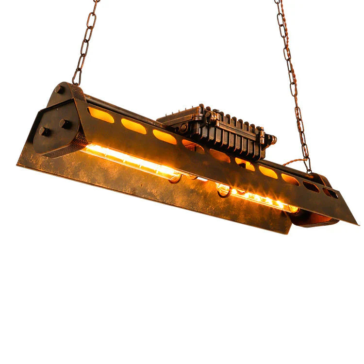 Gold Retro Industrial Chandelier Iron Lamps Pendant