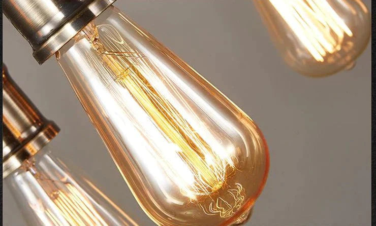 American Retro Boat Wooden Chandelier Creative Personalized Wooden Chandelier Pendant