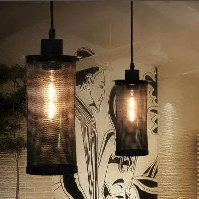 Decorative Corridor Stairs Porch Lamps Loft Retro Creative Bar Barbed Wire Chandelier Pendant