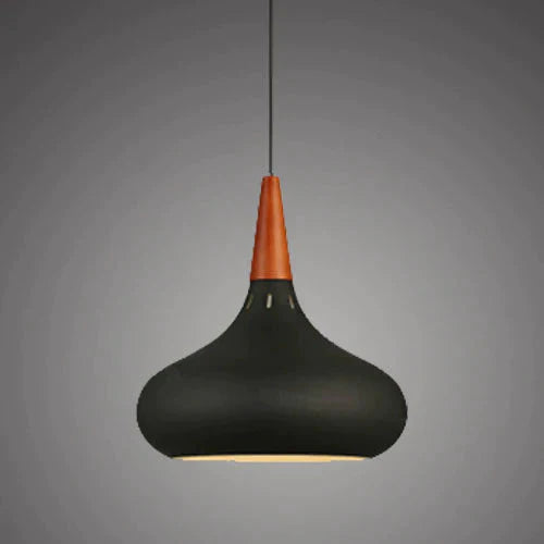 Nordic Single - Headed Wooden Dining Chandelier Personality Creativity Macaroon Color Balcony