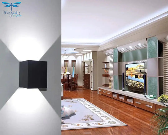 6W 12W Outdoor Waterproof Ip65 Wall Lamp Modern Led Light Indoor Sconce Decorative Lighting Porch