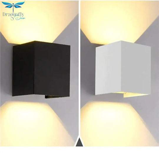 6W 12W Outdoor Waterproof Ip65 Wall Lamp Modern Led Light Indoor Sconce Decorative Lighting Porch