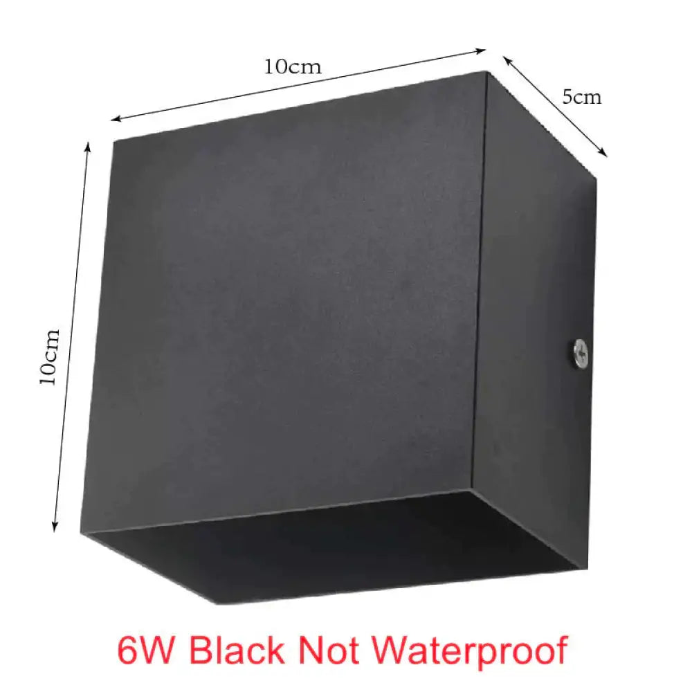 6W 12W Outdoor Waterproof Ip65 Wall Lamp Modern Led Light Indoor Sconce Decorative Lighting Porch