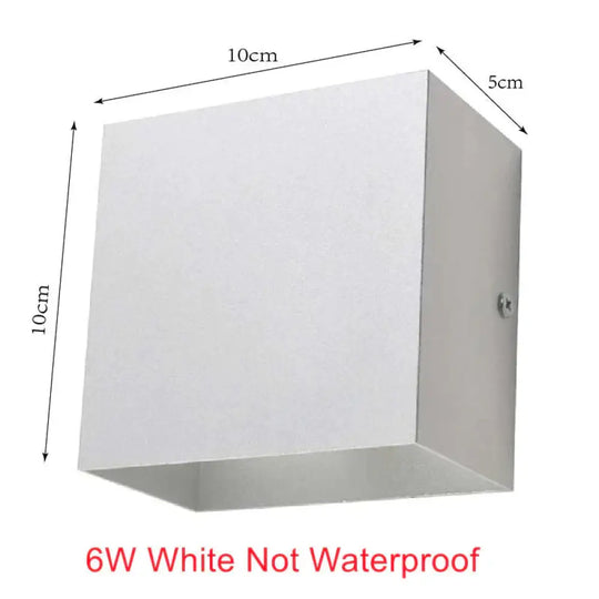 6W 12W Outdoor Waterproof Ip65 Wall Lamp Modern Led Light Indoor Sconce Decorative Lighting Porch
