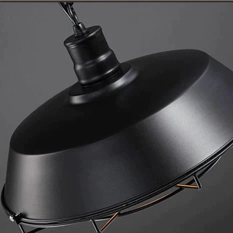 Retro Personality Art Guest Dining Room Lamp Single Head Bar Lid Chandelier Pendant
