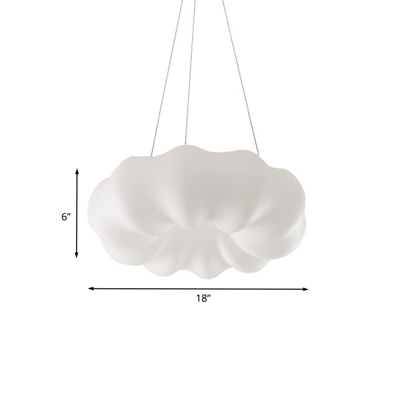 Rosanna - Cloud Bistro Pendant Lamp: Plastic Minimalist Led Ceiling Light