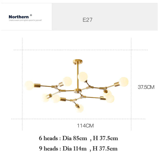 New Luxury Magic Ball Of Living Room Lamp And Chandelier Pendant