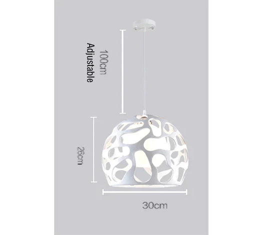 Creative Round Chandelier With Hollow Feet Pendant