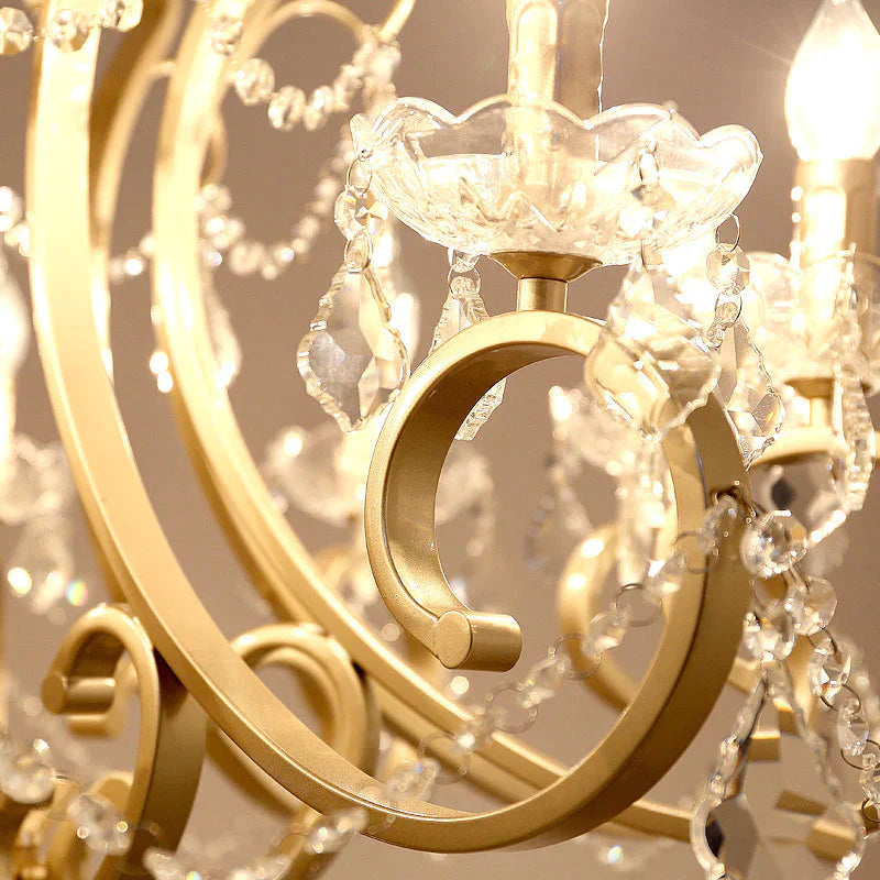 Crystal Chandelier Living Room Dining Bedroom Shop Creative Personality Luxury Atmospheric Lamps