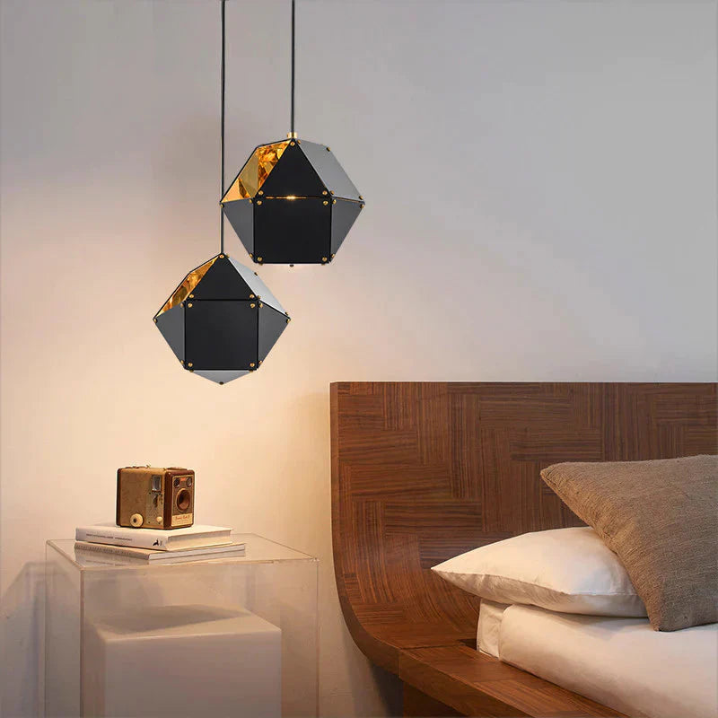 Post - Modern Living Room Luxury Chandelier Nordic Personalized Creative Restaurant Polyhedron