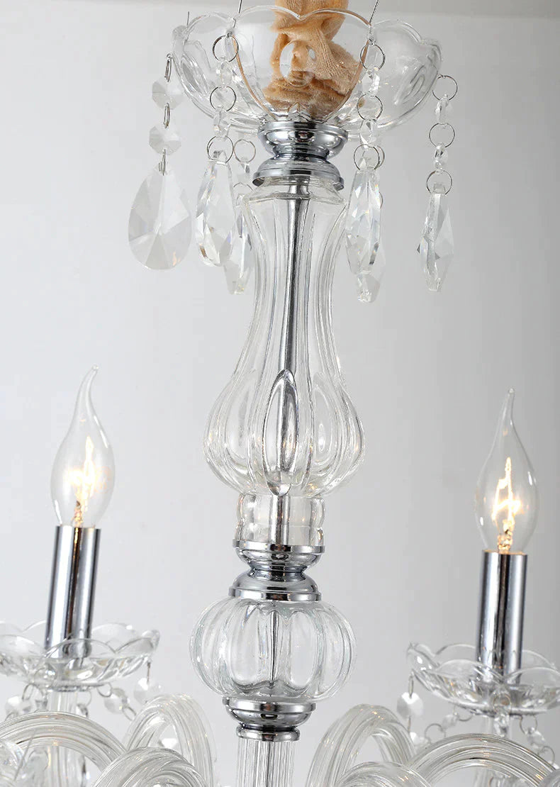 Bedroom Living Room Lamp Hotel European - Style Crystal Restaurant Chandelier Creative Lamps Pendant