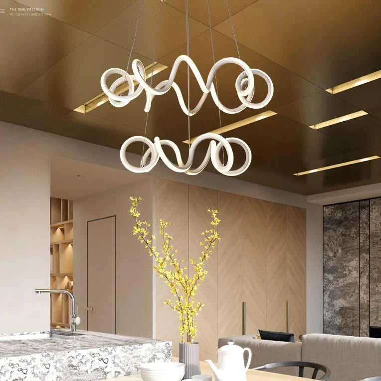 Creative Two - Headed Living Room Dining Led Chandelier Chandeliers Pendant