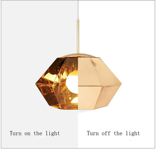 Nordic Restaurant Glass Chandelier Post - Modern Cafe Bedroom Shopping Hall Model Room Personality