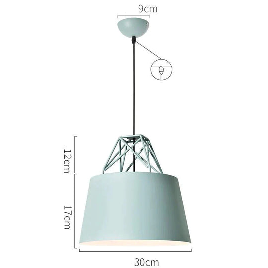 Nordic Macalong Chandelier Modern Minimalist Restaurant Personality Creative Coffee Shop Bar Iron