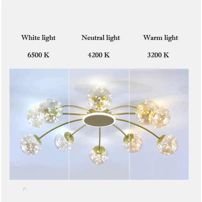 Simple Ceiling Lamp Living Room Full Of Starlight Creative New