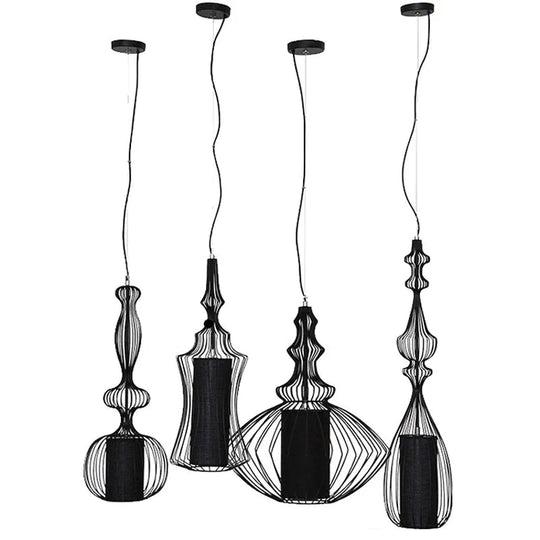 Creative Cafe Retro Birdcage Lamp Chandelier Pendant