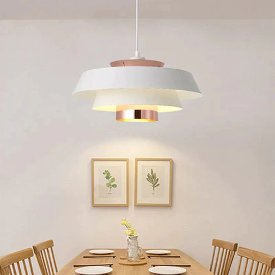 Postmodern Nordic Light Luxury Chandeliers White / 40Cm Pendant