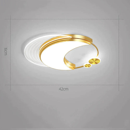 Simple Modern Originality Of Ceiling Lamp In Bedroom A - L42 Xw52 Xh6Cm / Stepless Dimming
