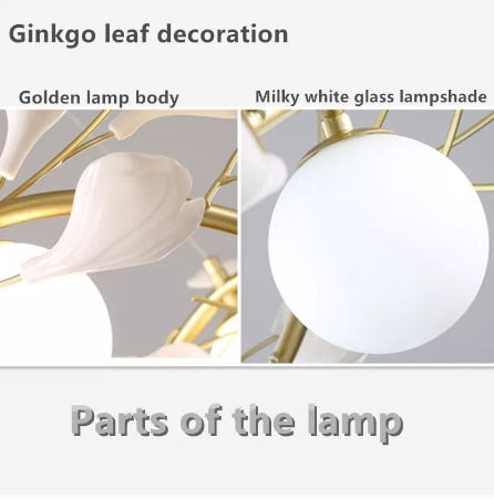 Nordic Pendant Lamp Luxury Living Room Decoration Chandelier Modern Romantic Petal Bedroom Indoor