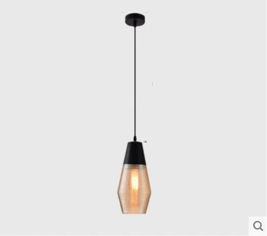 Nordic Restaurant Chandelier Creative Art Personality Modern Minimalist Coffee Shop Glass B / No