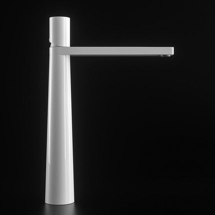 Brushed Gold Basin Faucet Brass Bathroom Mixer Tap Wash Basin Rose Hot And Cold White Tall Faucets