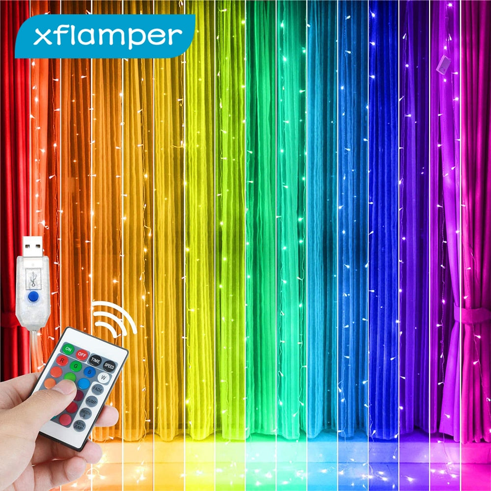 3M Color - Changing Curtain Lights: Versatile Led Decor For Gazebos And Holidays Curtain Lights