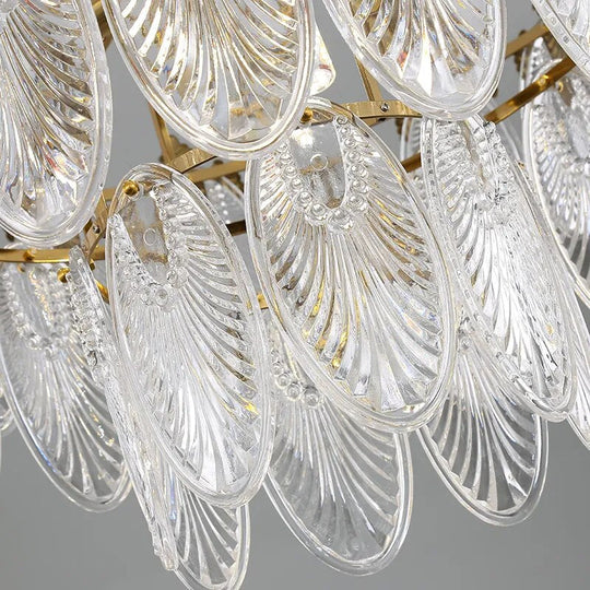 Lyric - Modern French Style Light Luxury Round Glass Chandelier Versatile And Creative Lighting For