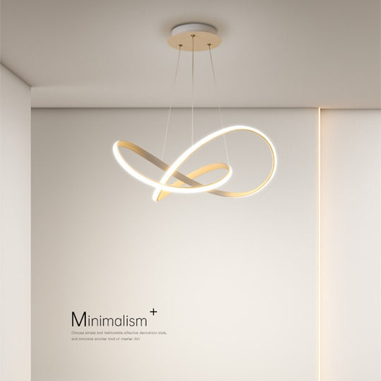 Creative Chandelier Led Modern Minimalist Atmosphere Living Room Lamp Nordic Study Art Restaurant