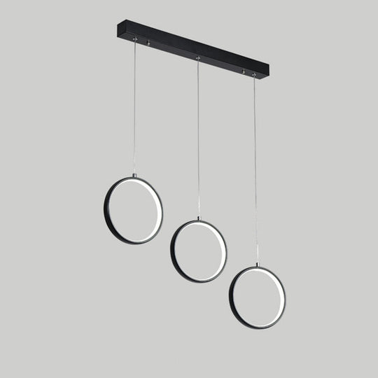 Ring Pendant Lights Bedroom Parlor Hanging Lamp Indoor Lighting Bedside Hanglamp Restaurant Bar