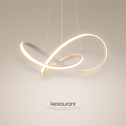 Creative Chandelier Led Modern Minimalist Atmosphere Living Room Lamp Nordic Study Art Restaurant