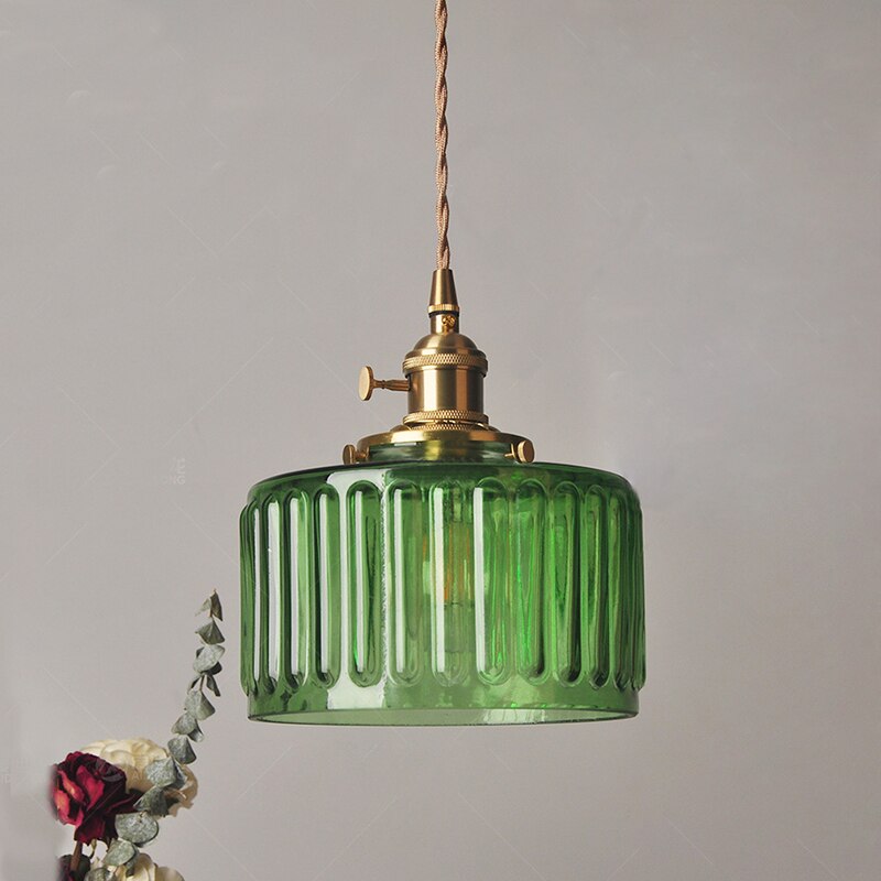 Design Glass Pendant Lamps Modern Hanging Lights Cords For Dining Bedside Home Decorative Japanese