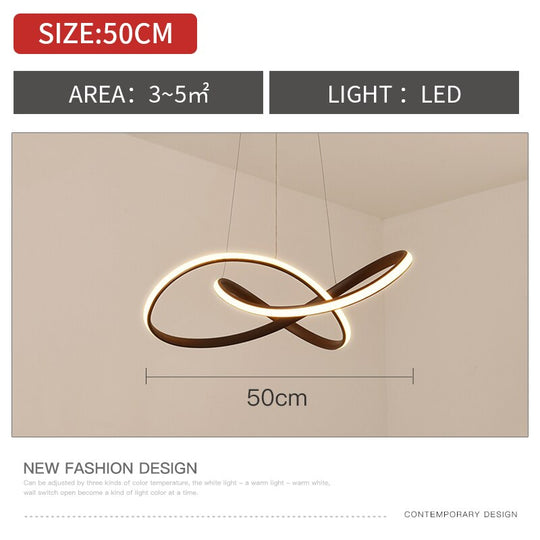Creative Chandelier Led Modern Minimalist Atmosphere Living Room Lamp Nordic Study Art Restaurant