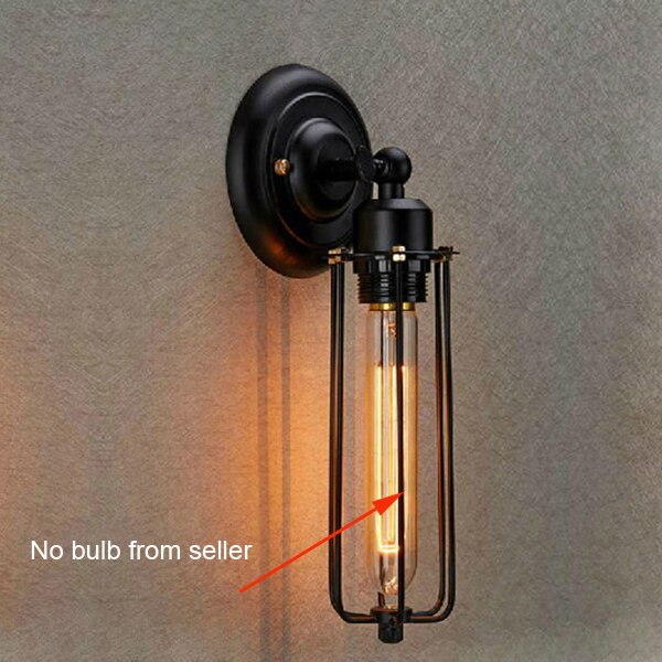 Retro Loft Vintage Wall Lamp Edison Light Aisle Bedroom Warehouse Stair Corridor Cafe Restaurant