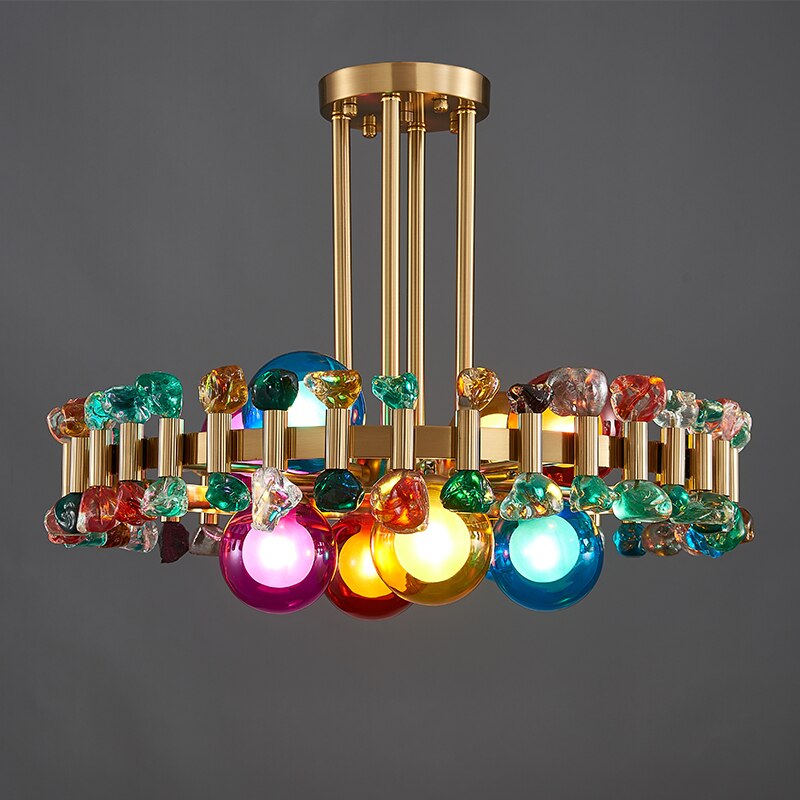 Newly Arrived Crystals Modern Chandelier For Living Room Home Decoration Gold Round Kitchen Fixture