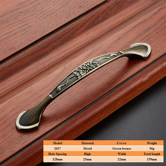 Vintage Zinc Alloy Handles For European - Style Furniture Doors And Drawers 2027 - 128Mm Door Handle