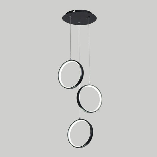 Ring Pendant Lights Bedroom Parlor Hanging Lamp Indoor Lighting Bedside Hanglamp Restaurant Bar