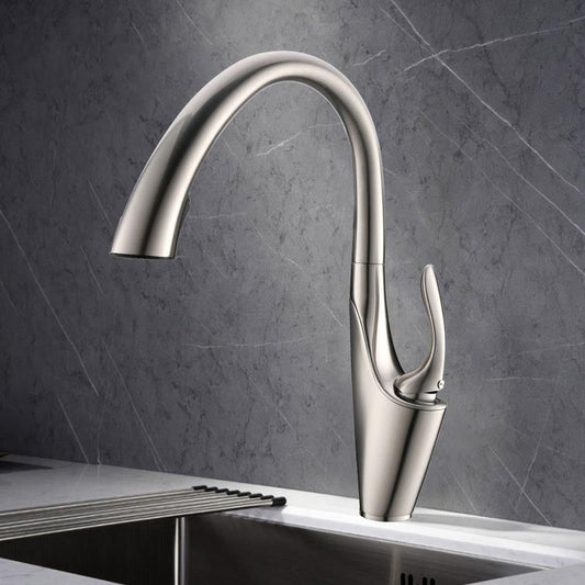 Pull Out Kitchen Sink Faucet Deck Mounted Stream Sprayer Nozzle Hot Cold Mixer Taps Faucets