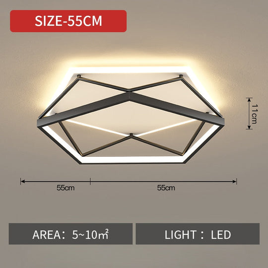 Bedroom Led Ceiling Lamp Simple Modern Master Bedroom Nordic Luxury Ins Net Red Room Creative