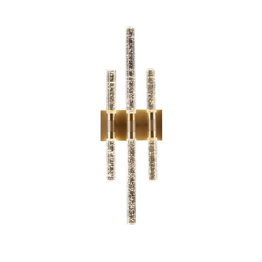 Post - Modern Crystal Led Wall Light Gold/Black Sconce Lamp Luminaire For Bedroom Living Room Stair