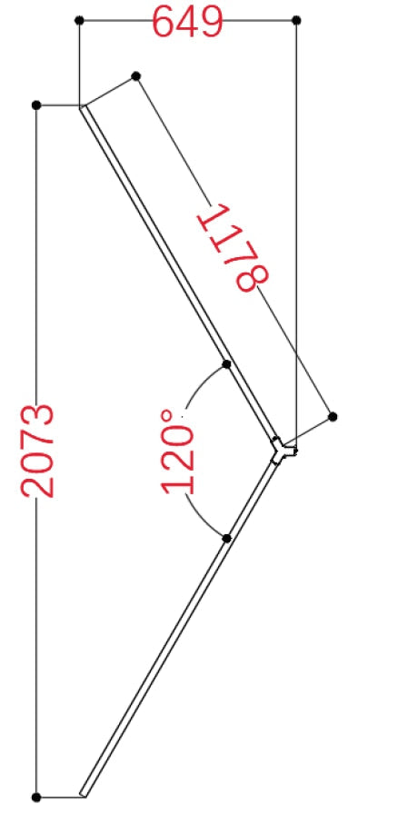 High Lumen Work Lamp Arrow Shape Indicator Light For The Showroom And Commercial Uses Ceiling