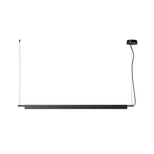 Contemporary Led Pendant Lights - Stylish Lighting For Dining And Kitchen Rooms Brushed Black /